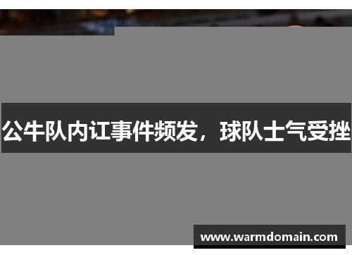 公牛队内讧事件频发，球队士气受挫